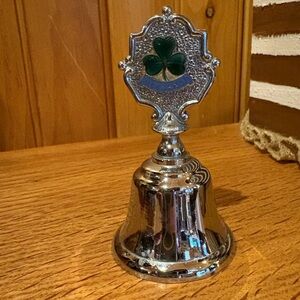 Vintage Ireland Silver plated Souvenir Bell 
Irish Heritage Bell